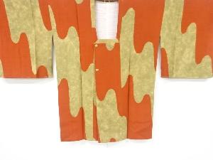 未使用品　絞り壷垂れ模様道行コート